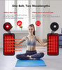 60 LEDs Red＆Infrared Light Therapy Belt 850nm 660nm Back Burn Fat Wrap Slimming Machine Waist Heat Pad Full Body - Ultimate korean beauty kit
